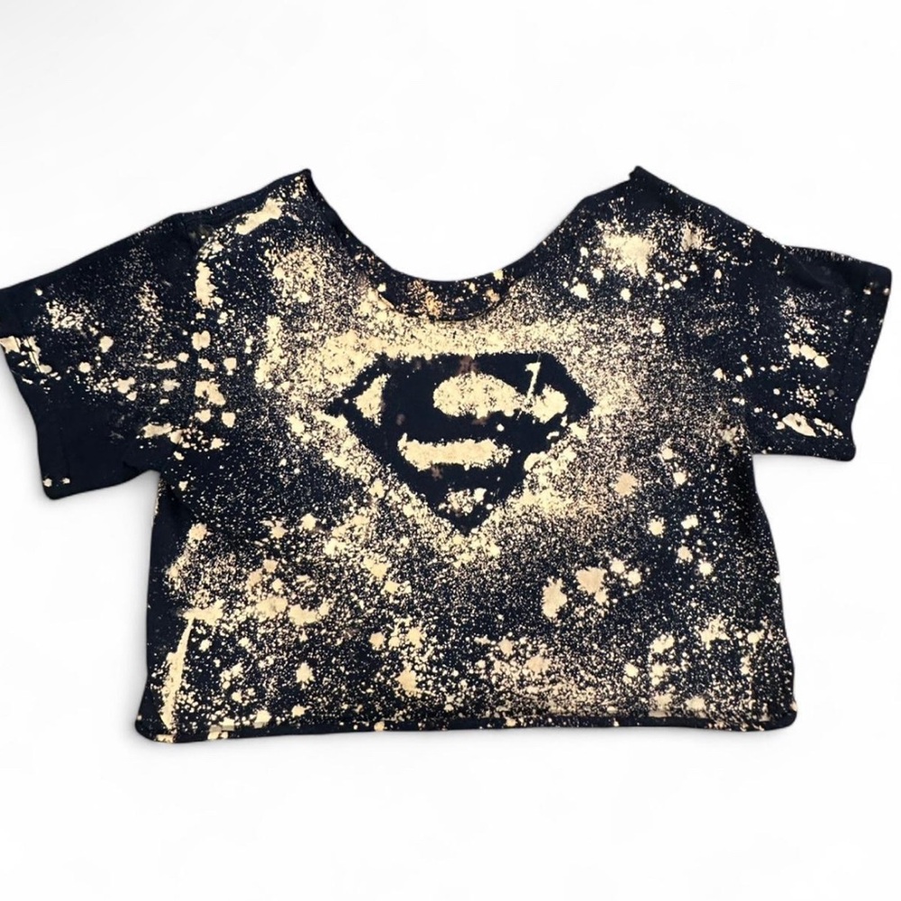 Superhero Kids Costume T-Shirt - Black and Gold